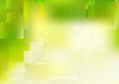 Abstract Green and Yellow Background