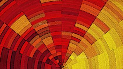Abstract Red and Yellow Geometric