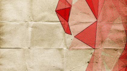 Geometric Red and Beige Pattern