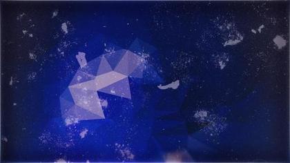 Abstract Geometric Blue Background