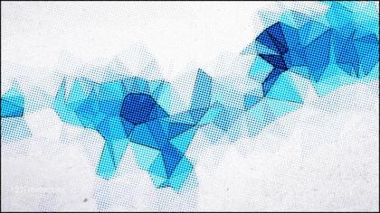 Abstract Blue Geometric Pattern