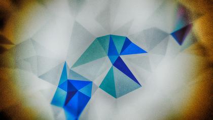 Geometric Blue Shapes