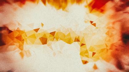 Geometric Amber Abstract