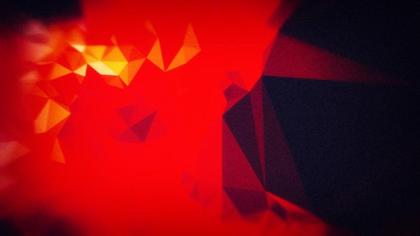 Abstract Red and Black Geometric Composition