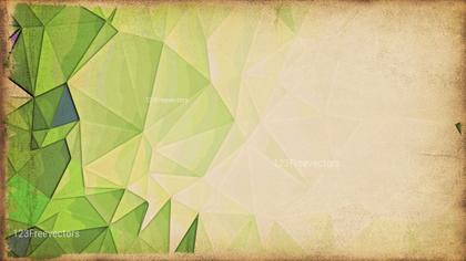 Geometric Green and Beige