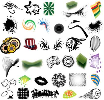 Free Vector Clip Art Elements Pack