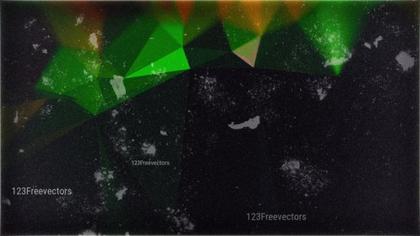 Abstract Geometric Green and Black
