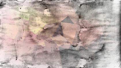 Abstract Watercolor Triangles