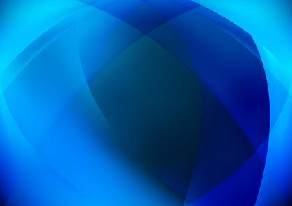 Blue Abstract Curves