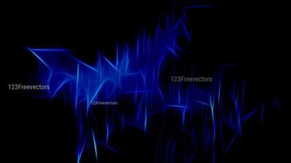 Abstract Blue Lines on Black