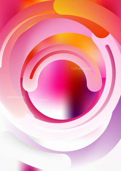 Swirling Pink Abstract