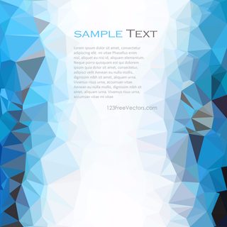 Dark Blue Low Poly Background Design
