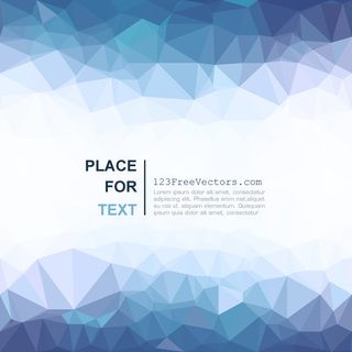 Polygonal Dark Blue Background Design
