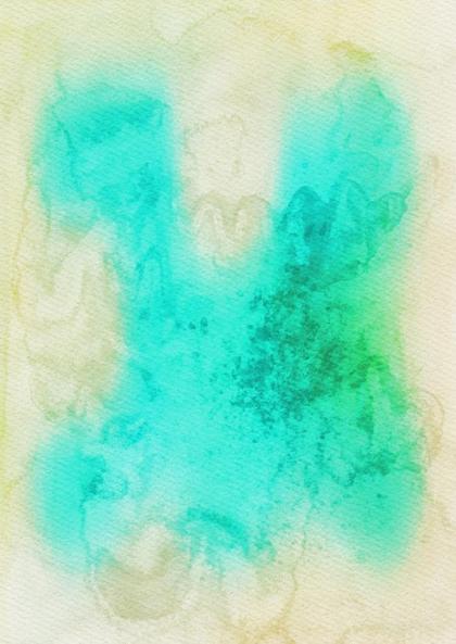 Teal and Beige Watercolor Wash