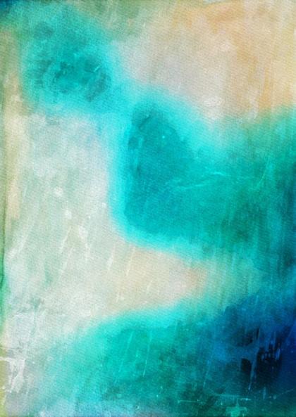 Abstract Turquoise Wash
