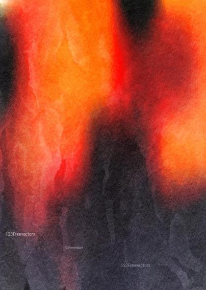 Creative Collection: Orange Grunge Watercolor Background Designs