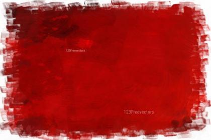 Red Brush Stroke Border