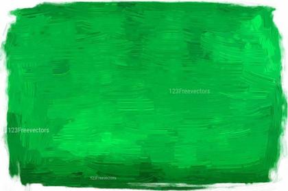 Green Brushstroke Abstract