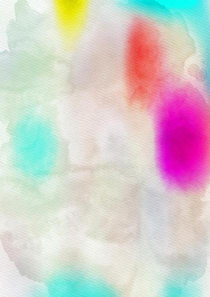 Abstract Watercolor Splatter