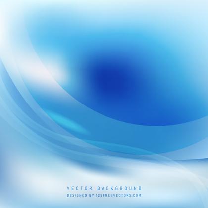 Abstract Light Blue Wave Background Template