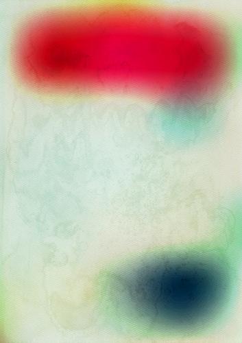Abstract Watercolor Composition
