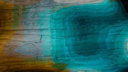 Wood Grain with Turquoise Accents