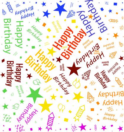 Birthday Party Background Vector Image