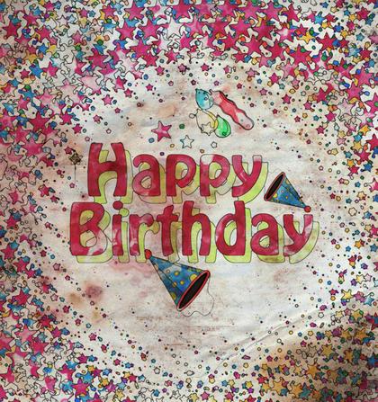 Happy Birthday Illustration