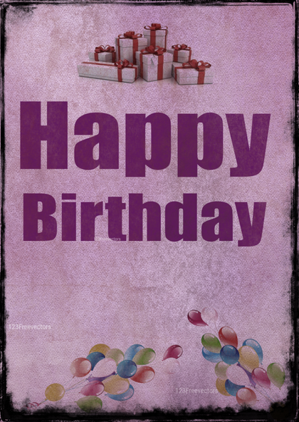 Happy Birthday Celebration
