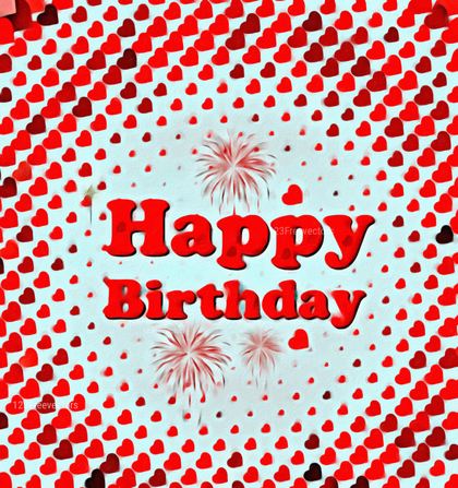 Happy Birthday Hearts