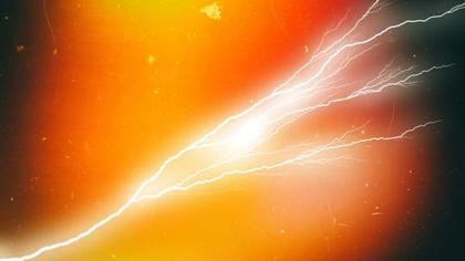 Fiery Lightning Strike