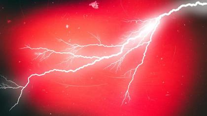 Red Lightning Bolt