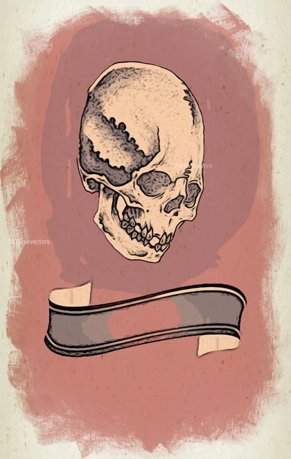 Skull and Banner