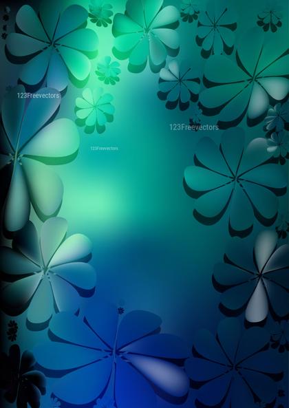 Gradient Floral Design