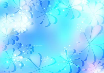 Floral Blue Background