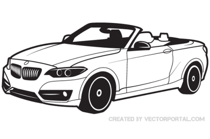 BMW Car Vector Art