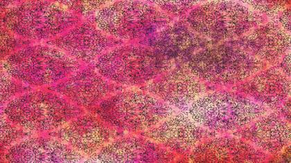 Floral Pattern in Pink and Black