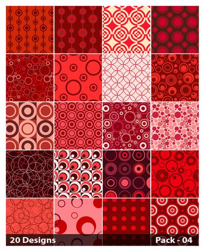 Retro Circle Patterns Pack