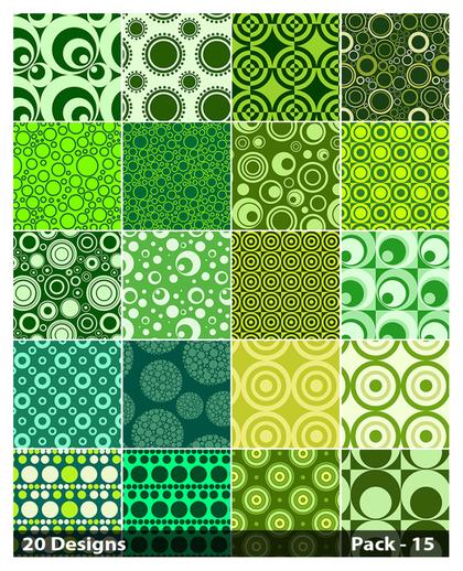 Free Download Green Circle Geometric Pattern Designs