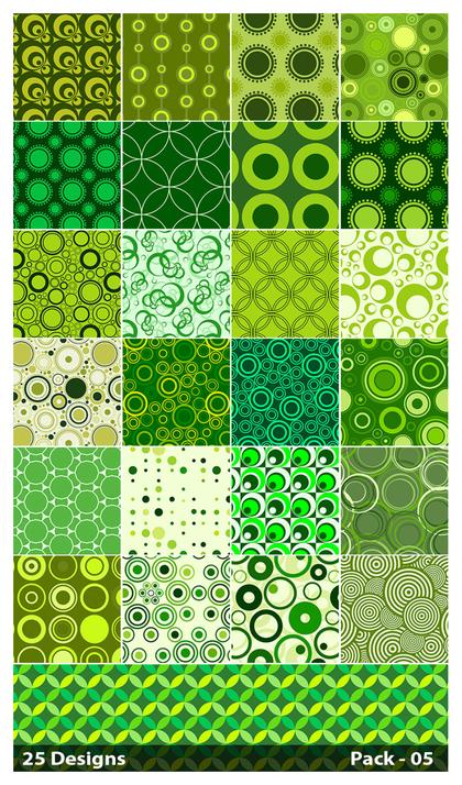 Green Pattern Designs Pack