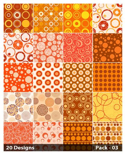 Free Download Retro Circle Pattern Backgrounds