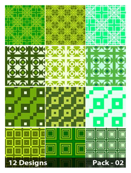 Green Geometric Square Pattern | Download Premium High-resolution ...