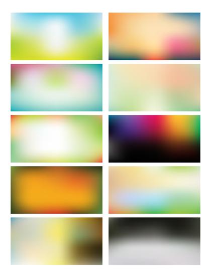 Blurred Color Palettes
