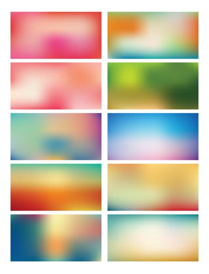Blurred Color Palettes