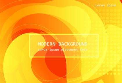 Abstract Orange and Yellow Design