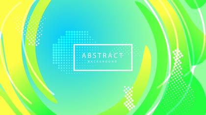 Abstract Green and Yellow Background
