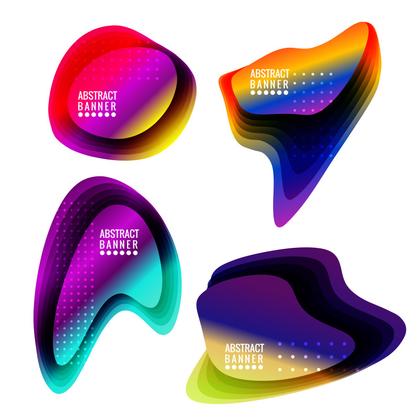 Abstract Gradient Banners
