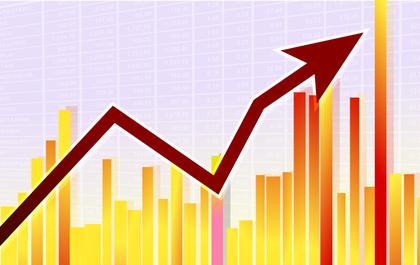 Free Download Rising Stock Graph with Arrow