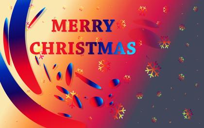 Merry Christmas Abstract