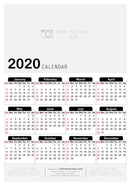 2020 Calendar